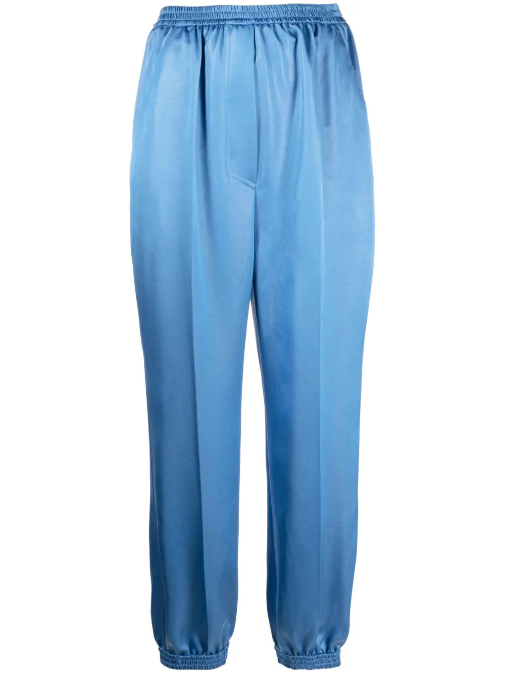 Tapered Satin Trousers