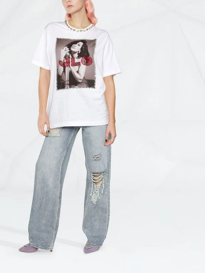 J.Lo Photograph-Print T-Shirt