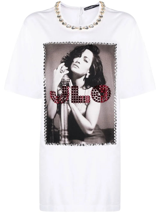 J.Lo Photograph-Print T-Shirt