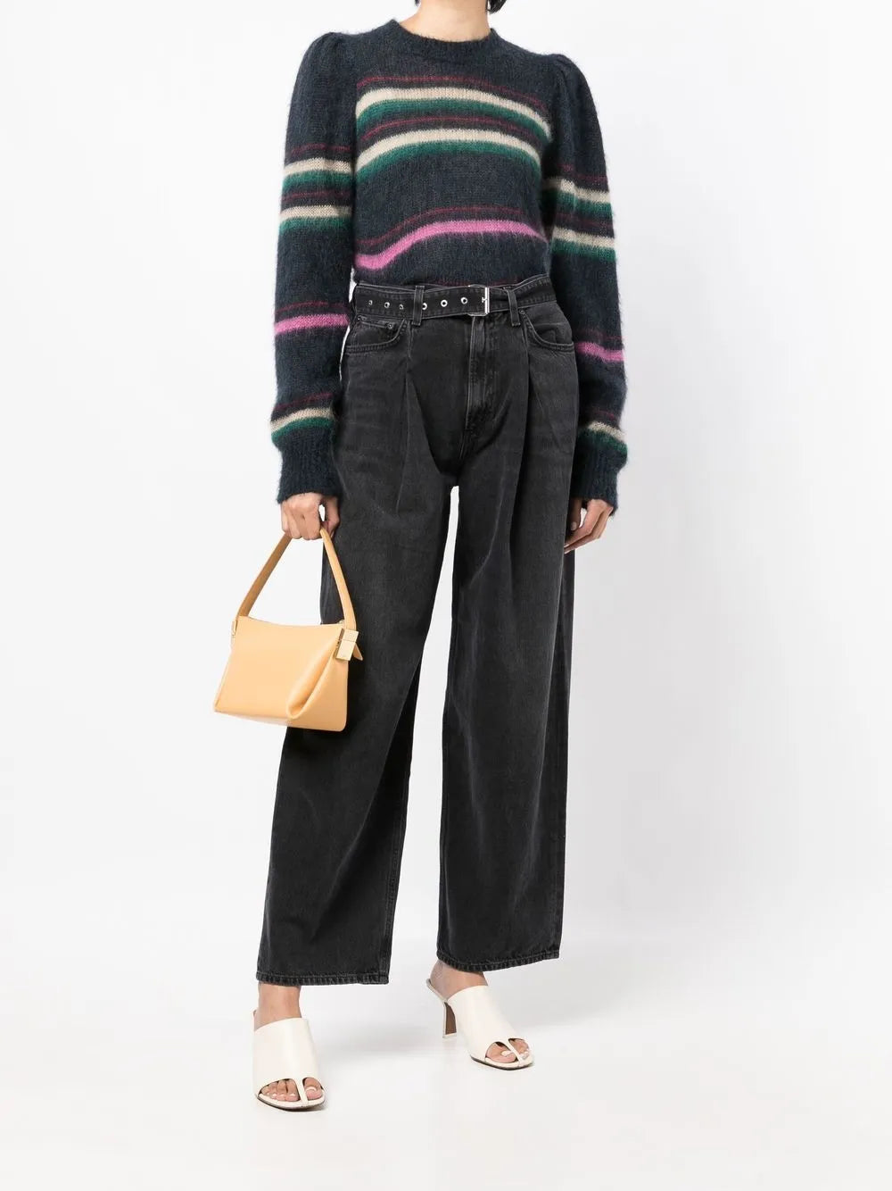High-Waisted Wide-Leg Jeans