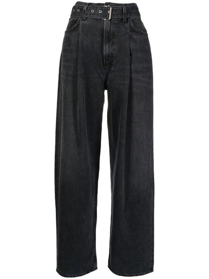 High-Waisted Wide-Leg Jeans