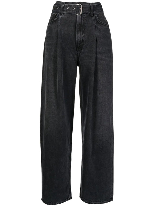 High-Waisted Wide-Leg Jeans