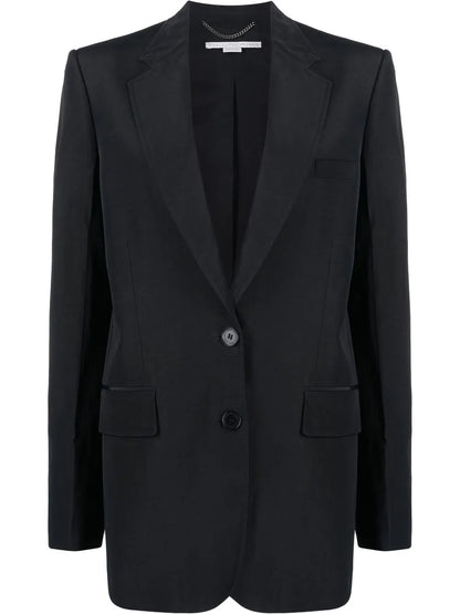 Notched Lapels Single-Breasted Blazer