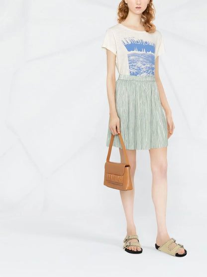 Plisse Mini Skirt