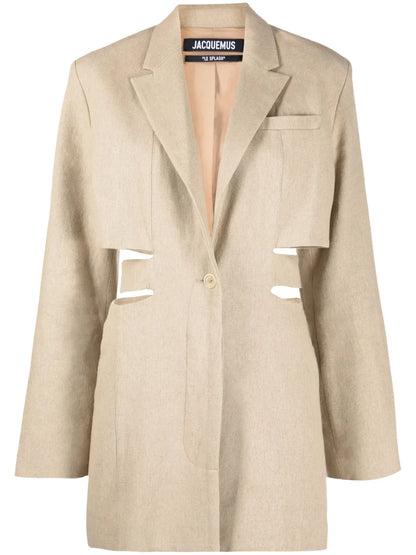 Bari Cut-Out Blazer Dress
