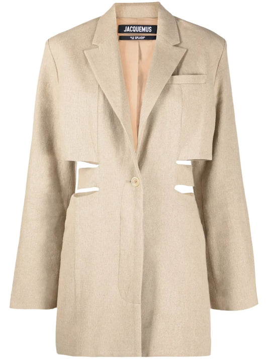 Bari Cut-Out Blazer Dress