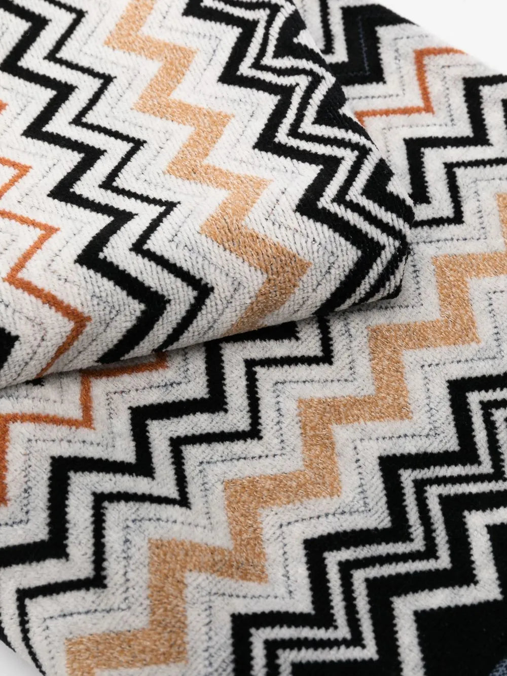 Bernard Zigzag-Pattern Towels (Set Of 2)