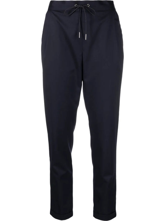 Drawstring Tapered Trousers