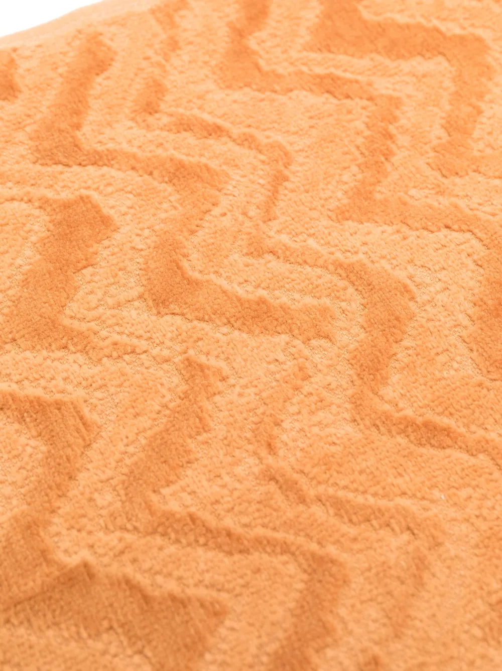 Zig-Zag-Print Cotton Bath Towel