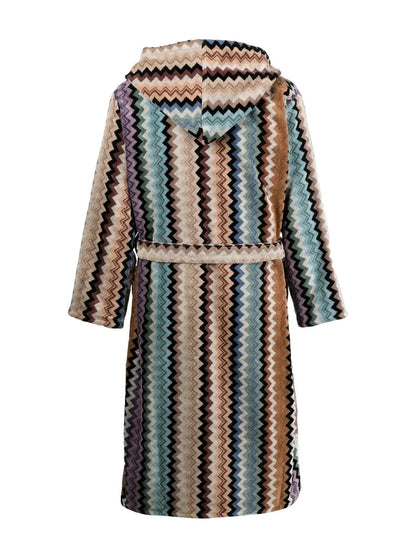 Adam Zigzag-Pattern Bathrobe
