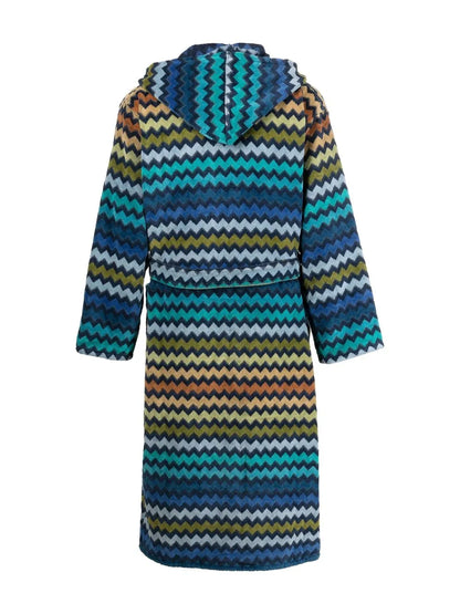 Warner Zigzag-Pattern Bathrobe