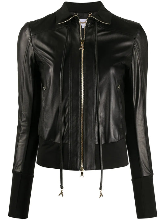 Long Sleeve Leather Jacket