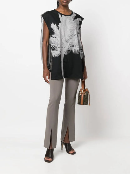 Graphic-Print Top