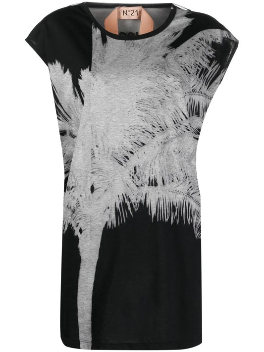 Graphic-Print Top
