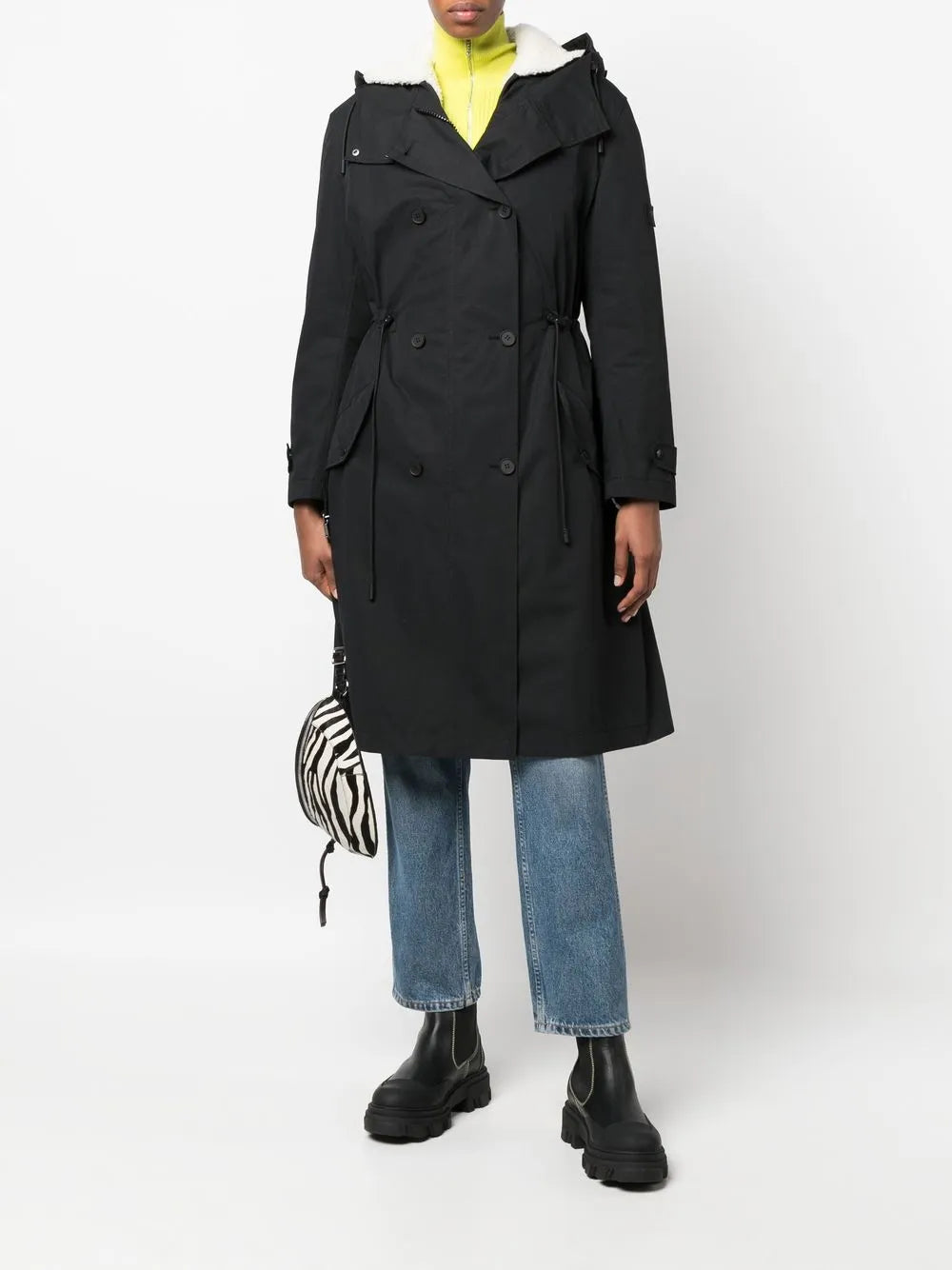 Shearling Parka Coat
