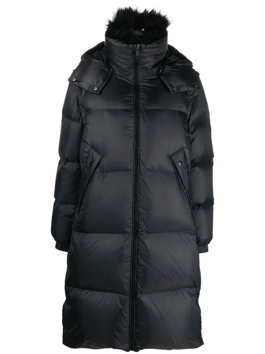 Lambswool Collar Down Coat