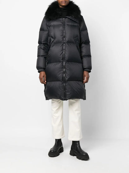 Lambswool Collar Down Coat