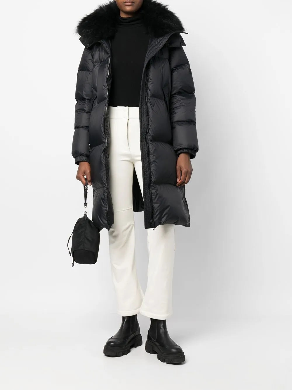 High-Rise Button-Waisted Trousers