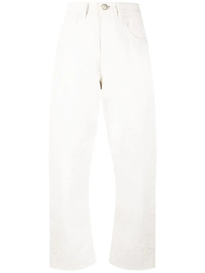 High-Waisted Tapered Jeans