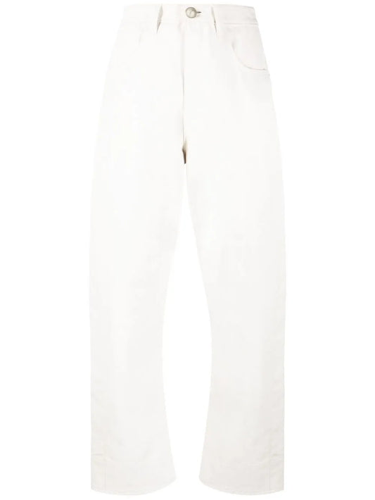 High-Waisted Tapered Jeans