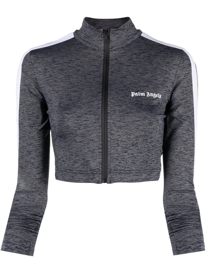 Logo-Print Zip-Front Track Top