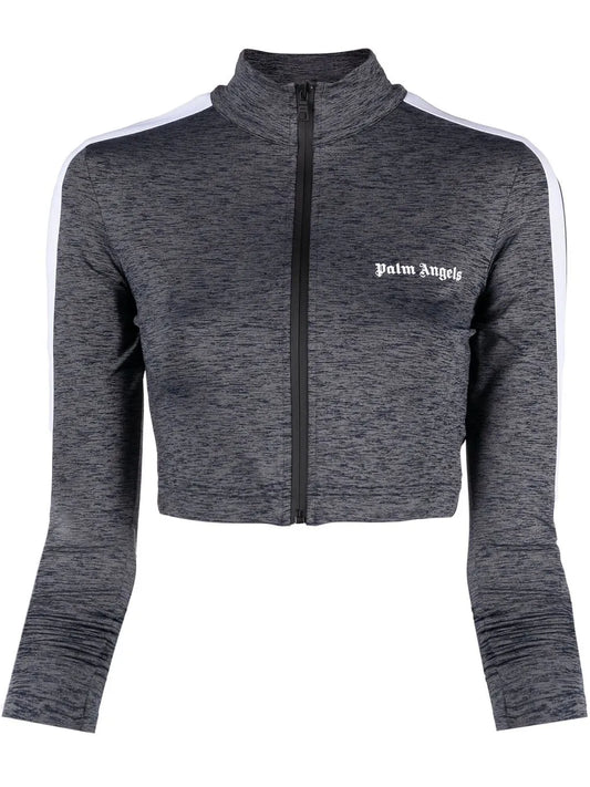 Logo-Print Zip-Front Track Top