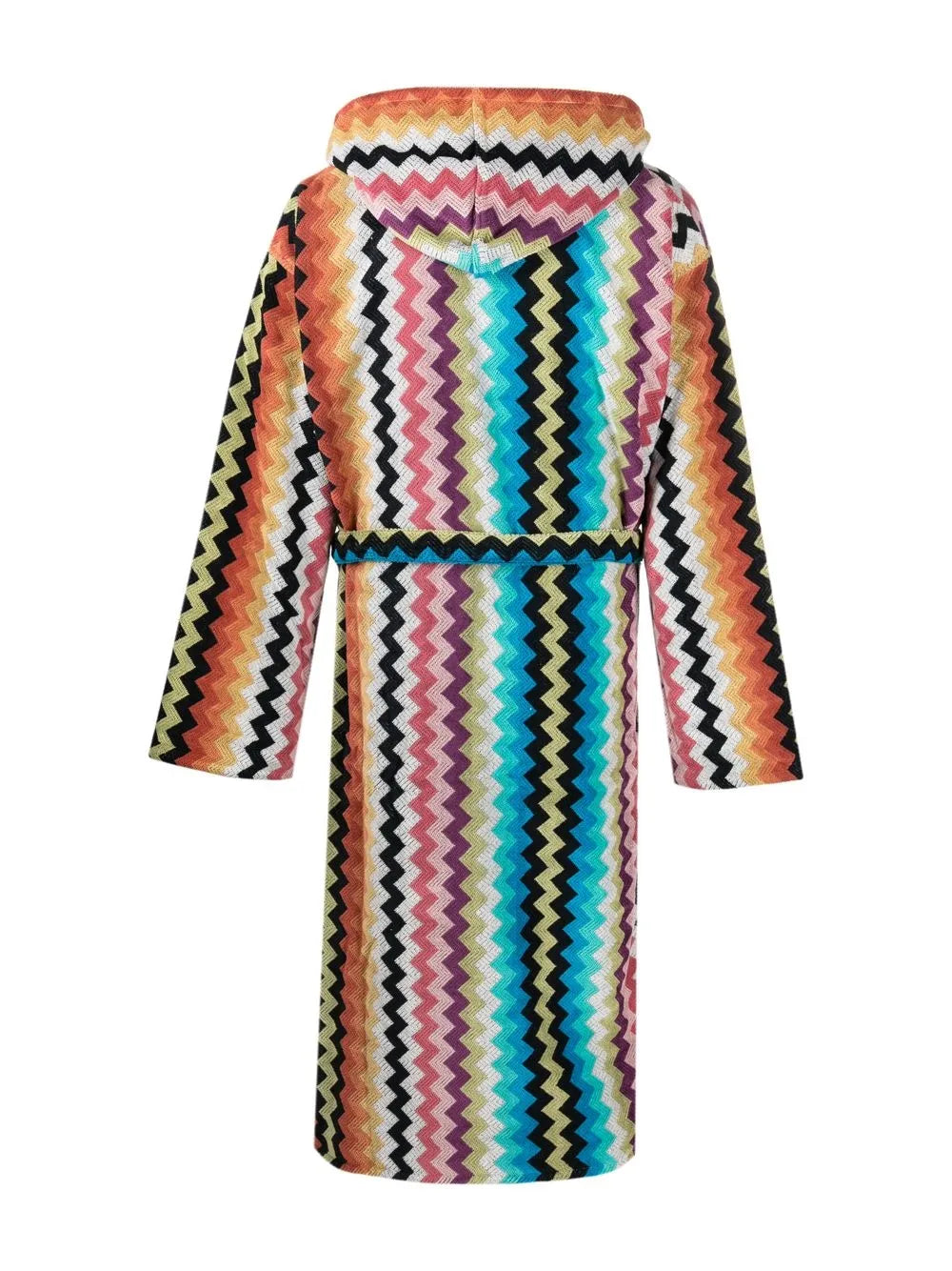 Zig-Zag Print Pattern Robe