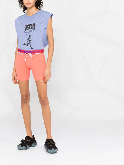 Logo-Waistband Track Shorts