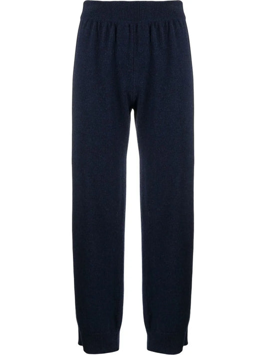 Tapered-Leg Cashmere Trousers