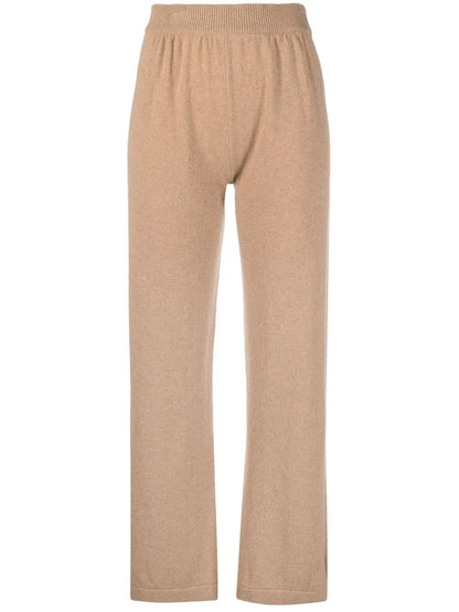 Straight-Leg Cashmere Trousers