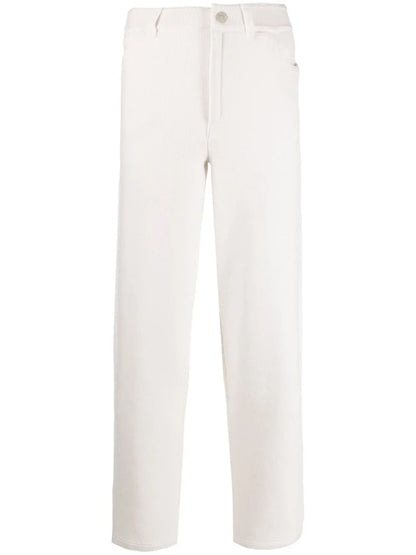 High-Rise Straight-Leg Trousers