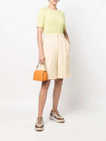 Cashmere Short-Sleeve Top