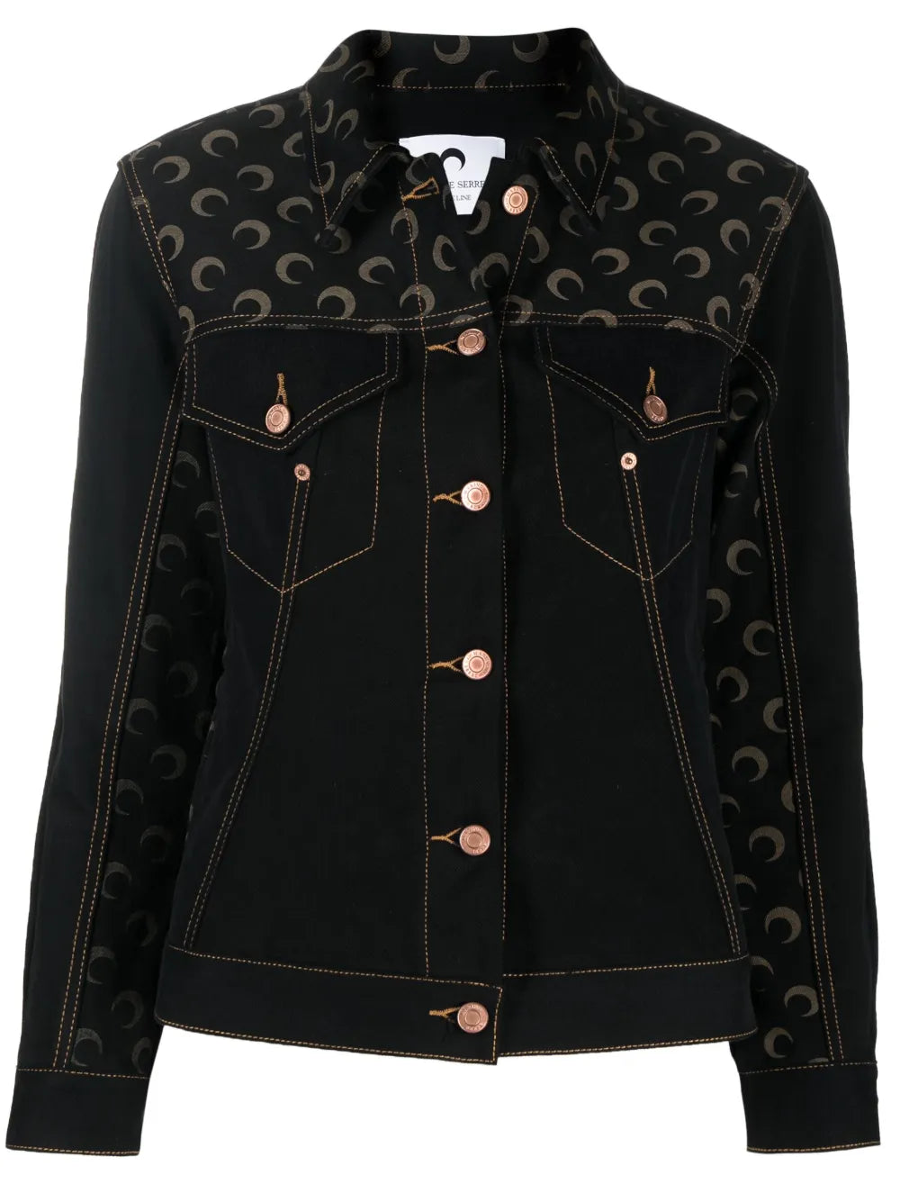 Logo-Print Denim Jacket