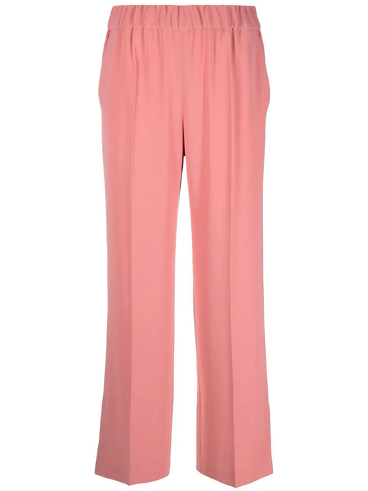 Cropped Wide-Leg Trousers