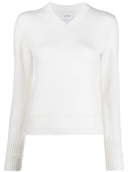 V-Neck Cashmere-Knit Top