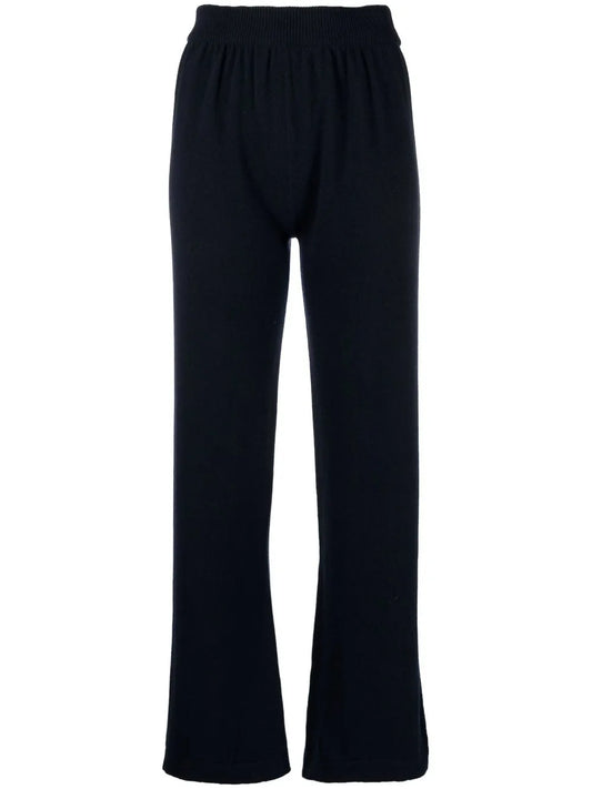 Wide-Leg Cashmere Trousers