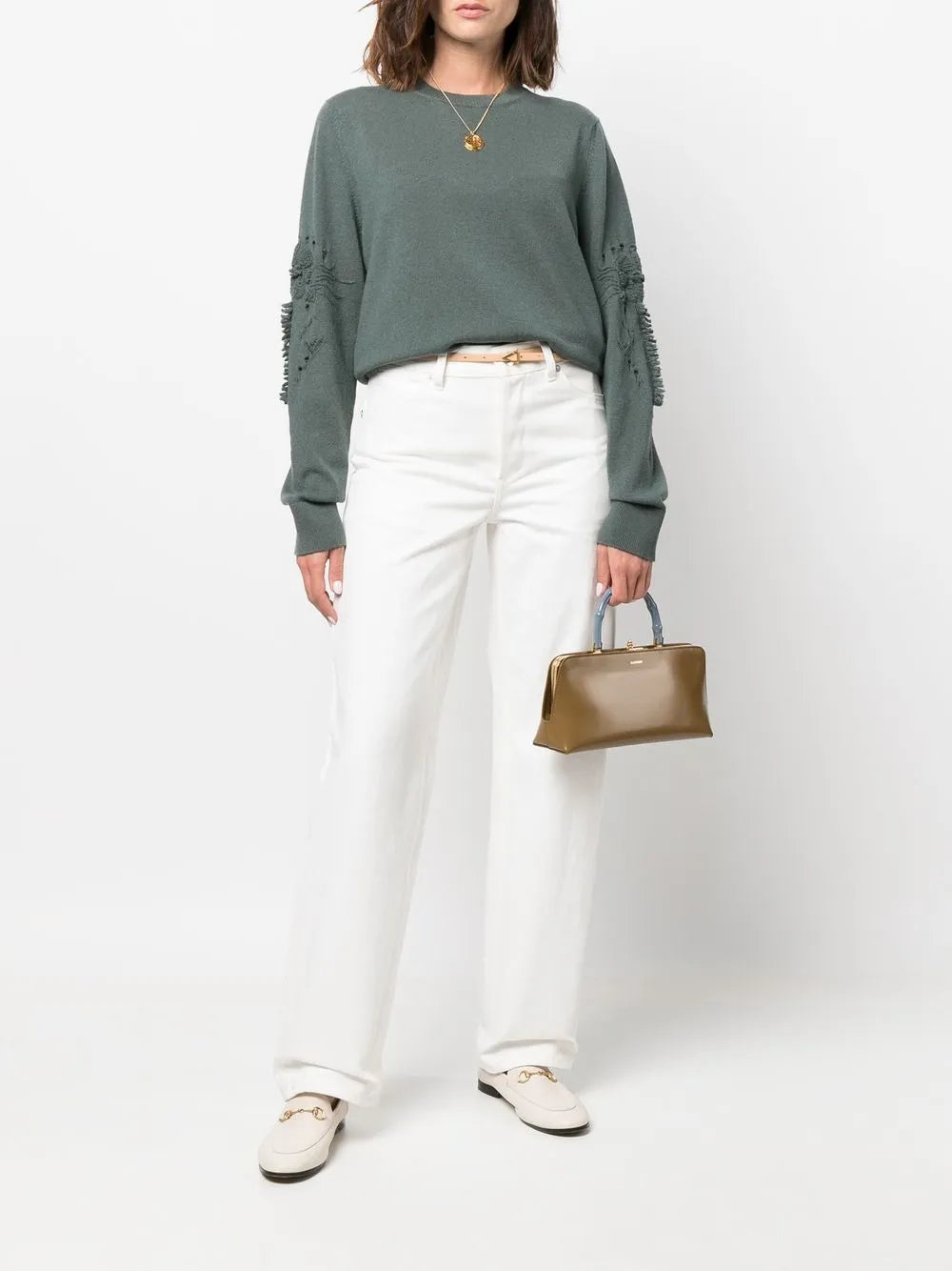 Round-Neck Cashmere Jumper