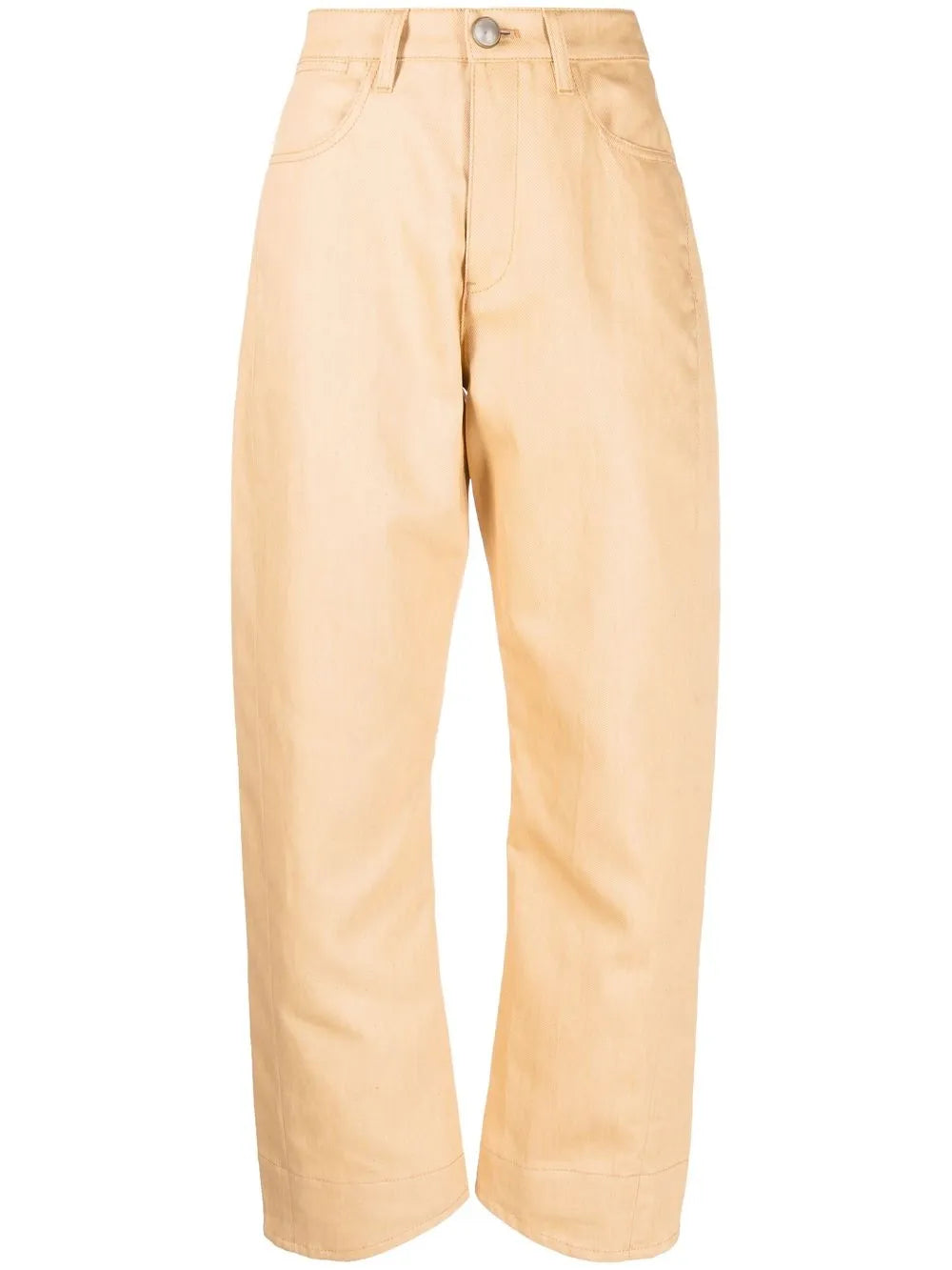 High-Waisted Tapered Jeans