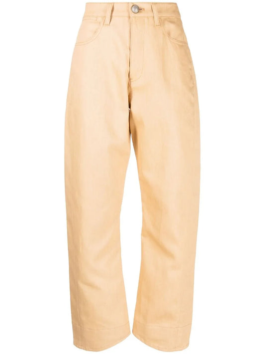 High-Waisted Tapered Jeans