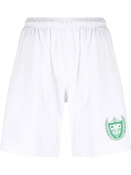 Beverly Hills Gym Short - White