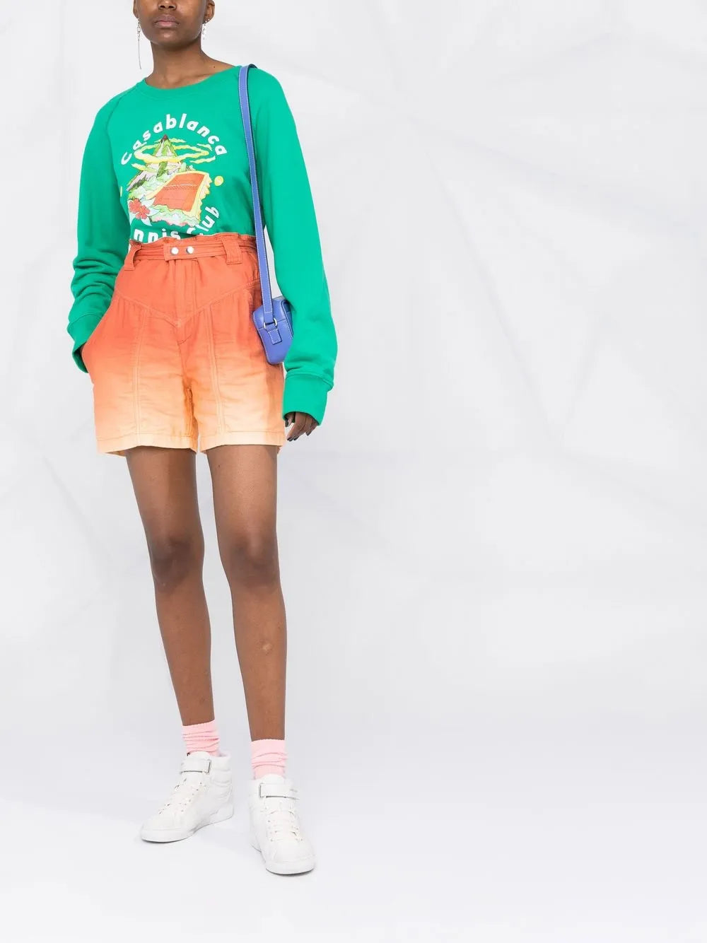 Kaynetd Tie-Dye Effect Shorts