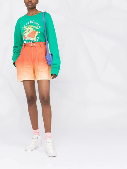 Kaynetd Tie-Dye Effect Shorts