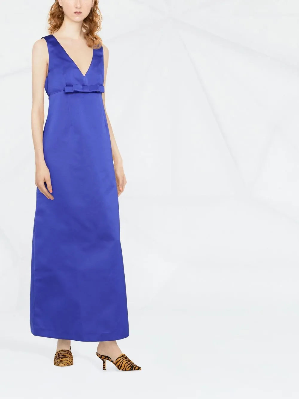 Sleeveless V-Neck Maxi Dress