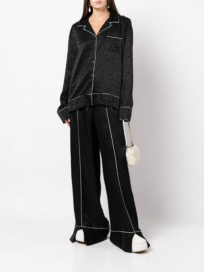 Pyjama-Style Long-Sleeve Shirt