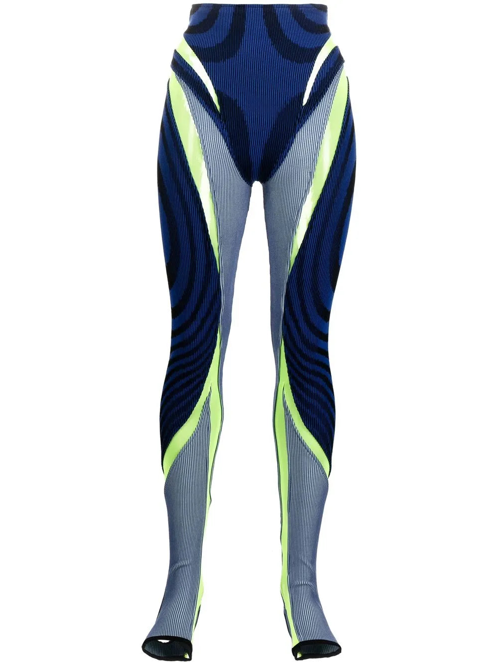 Panelled Ribbed Leggings