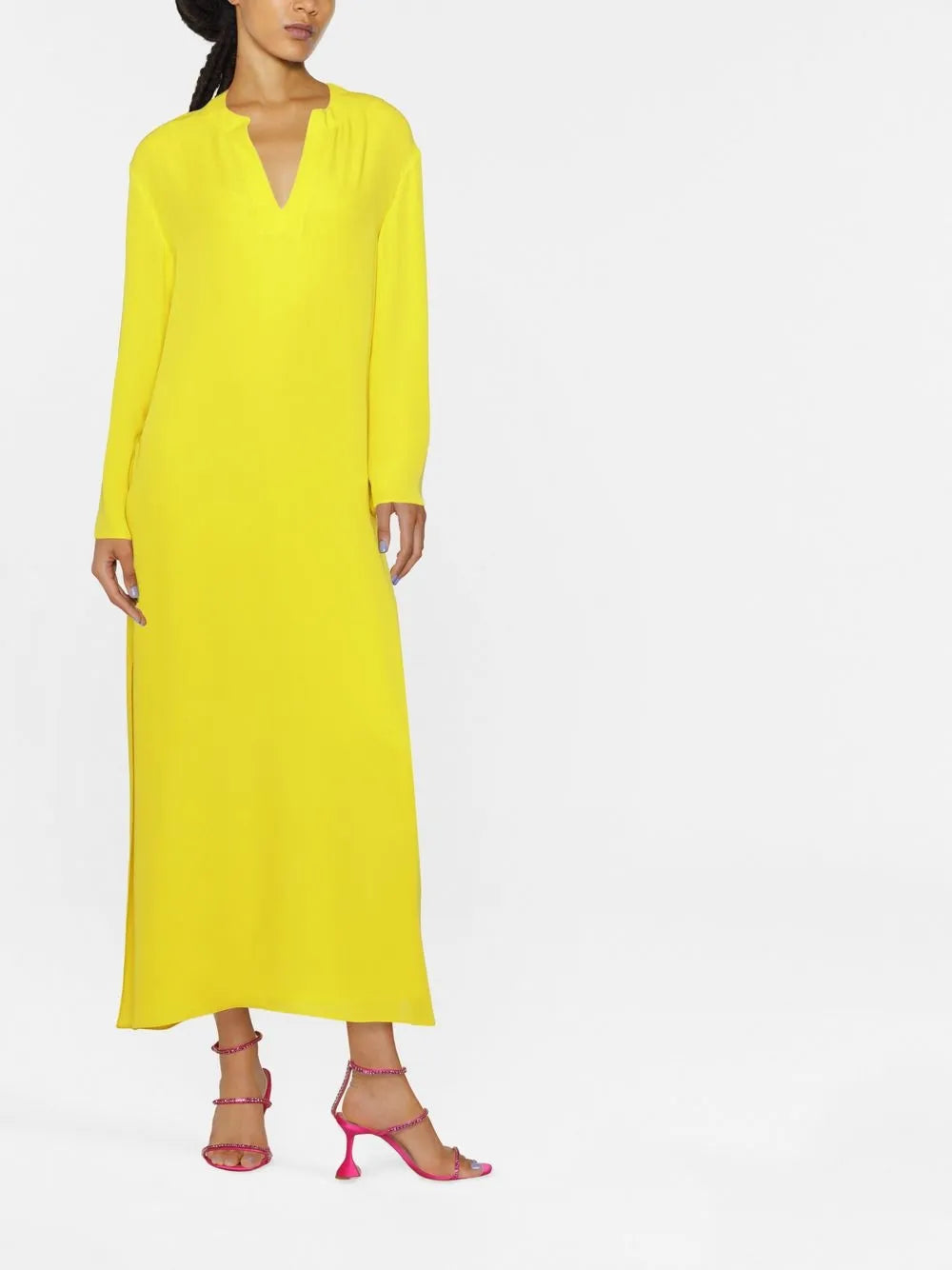 Slit-Detail Dress