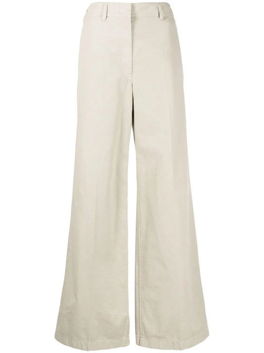 Wide-Leg Tailored Trousers