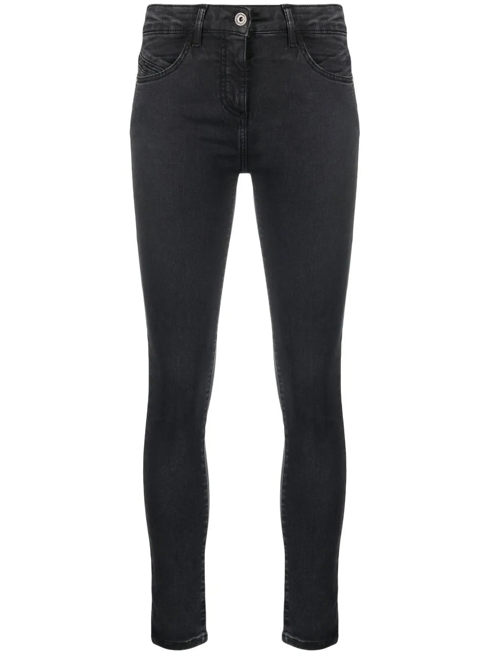 Washed Low-Rise Jeggins