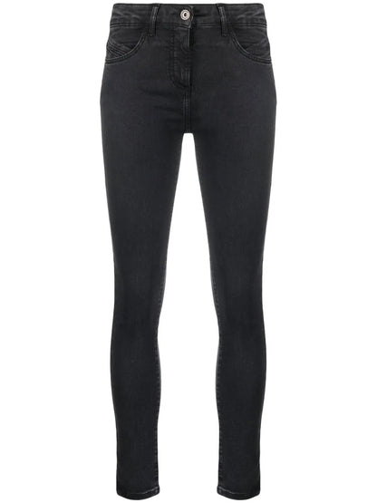 Washed Low-Rise Jeggins
