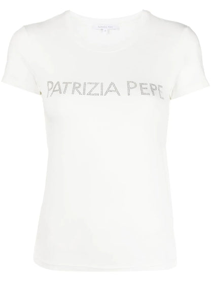 Rhinestone-Logo T-Shirt